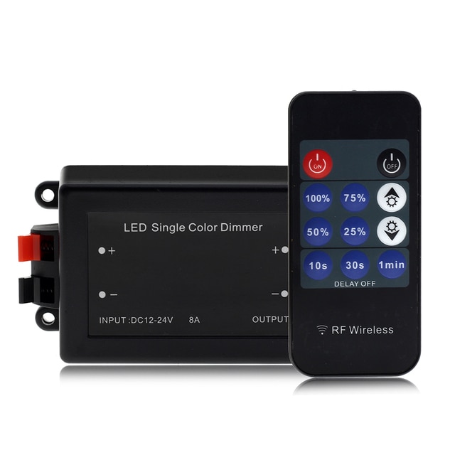 640x640.jpg AVX-AG752B Dimmer / comutator wireless pentru Banda LED cu Telecomanda, 12V - 24V