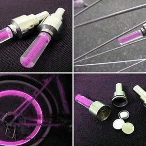 AVX-AG304C Set 2 Capace Valva cu LED Roz, cu senzor de lumina si miscare