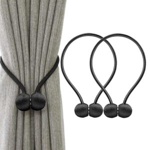 Bratara magnetica de prindere perdele/draperii, model BLACK BALLS