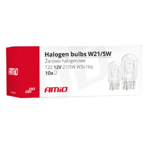 AVX-AM02552 Set 10 becuri cu halogen T20, W21 / 5W, W3x16q