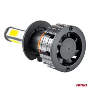 AVX-AM02844 Instalatie LED COB 2Side AMiO, compatibil H7, destinat competitiilor auto sau off-road