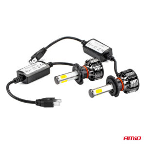 AVX-AM02844 Instalatie LED COB 2Side AMiO, compatibil H7, destinat competitiilor auto sau off-road