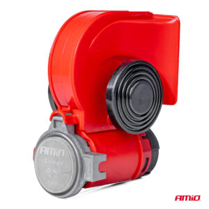 AVX-AM03619 Claxon Bitonal Profesional cu compresor incorporat, model "Extra Loud" pana la 118 dB, tensiune alimentare 12V