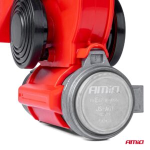 AVX-AM03619 Claxon Bitonal Profesional cu compresor incorporat, model "Extra Loud" pana la 118 dB, tensiune alimentare 12V