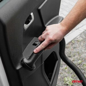 AVX-AM03691 Aspirator Auto PREMIUM, fara sac, cu filtru HEPA, alimentare 12V, putere 60W, vacuum 5kPa