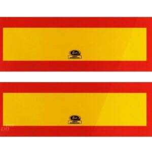 Placute reflectorizante pentru camioane 10x30 cm