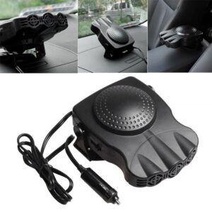 AVX-AM02385 Aeroterma Auto 2in1, Ventilate, Incalzire Rapida si Dezghetare Geamuri, 12V, Putere 150W, cu mufa de bricheta