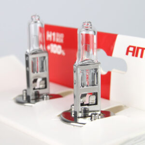 AVX-AM01401 Set becuri cu halogen H1 12V 55W LumiTec SILVER + 100% DUO BOX