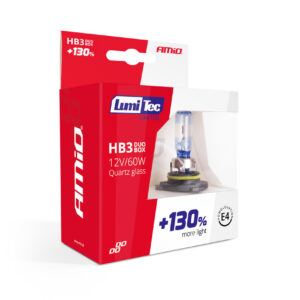 Set becuri cu halogen HB3 12V 60W LumiTec LIMITED + 130% DUO BOX AVX-AM02103 Set becuri cu halogen HB3 12V 60W LumiTec LIMITED + 130% DUO BOX