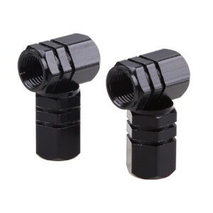 AVX-AM02237 Set capacele auto pentru ventil hexagon negru 4 buc