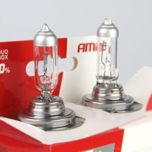 AVX-AM01403 Set becuri cu halogen H7 12V 55W LumiTec SILVER + 100% DUO BOX