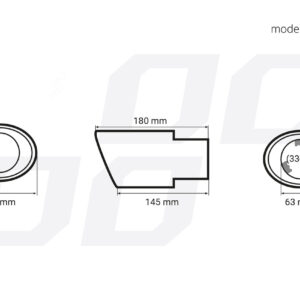 AVX-AM01314 Ornament toba esapament din otel inoxidabil MT 014