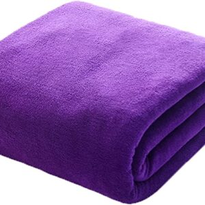 Prosop din microfibra super absorbant cu uscare rapida, 100 x 50 cm, culoare Violet