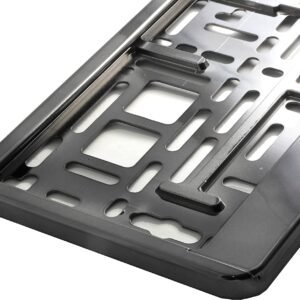 Suport numar inmatriculare din plastic, calitate Premium, culoare GRAFIT