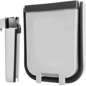 Cos de gunoi pliabil, suspendat pentru bucatarie, culoare Gri, capacitate 8 litri AVX-AG240F Cos de gunoi pliabil, suspendat pentru bucatarie, culoare Gri, capacitate 8 litri