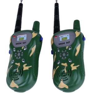 Kit emisie - receptie "Walkie Talkie" CAMO, raza de maxim 100m AVX-AG490A Kit emisie - receptie "Walkie Talkie" CAMO, raza de maxim 100m