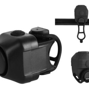 AVX-AG496 Sonerie electrica pentru biciclete, trotinete, scutere, culoare neagra