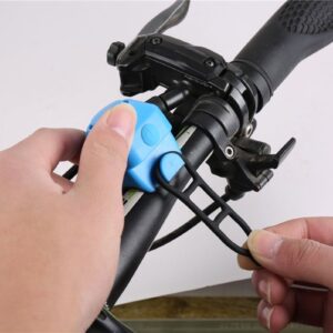 AVX-AG496 Sonerie electrica pentru biciclete, trotinete, scutere, culoare neagra