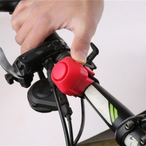 AVX-AG496 Sonerie electrica pentru biciclete, trotinete, scutere, culoare neagra