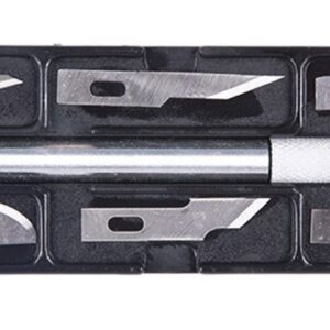 AVX-AG607A Set 6 buc. cutter + diverse lame de schimb pentru folie autocolant, AVX-AG607A