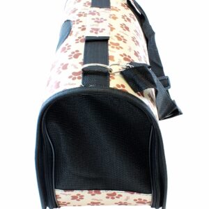 AVX-AG644C Geanta de Transport pentru Caine sau Pisica - ALB/MARO AG644C