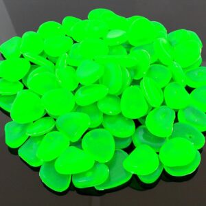AVX-AG653B Set 100 pietre decorative fluorescente, culoare Verde, AVX-AG653B