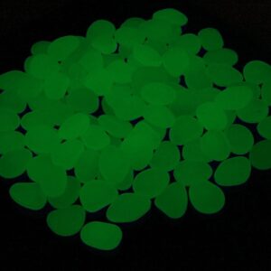 AVX-AG653B Set 100 pietre decorative fluorescente, culoare Verde, AVX-AG653B