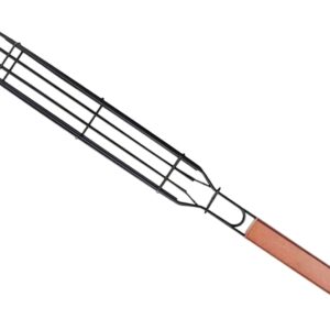 Ustensila de tip "cos" cu maner pentru preparat legume la gratar AVX-AG666F Ustensila de tip "cos" cu maner pentru preparat legume la gratar