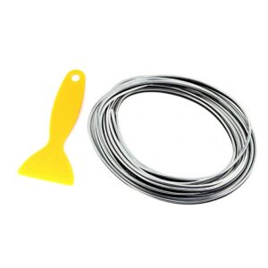 AVX-AG679B Banda decor interior crom TUNING, 5m, ARGINTIU