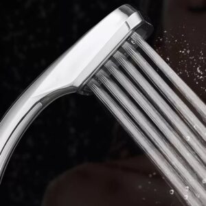 AVX-AG832 Para de dus eleganta, forma trapezoidala, cromata, pentru furtun de duș standard, filet de 1/2 inchi