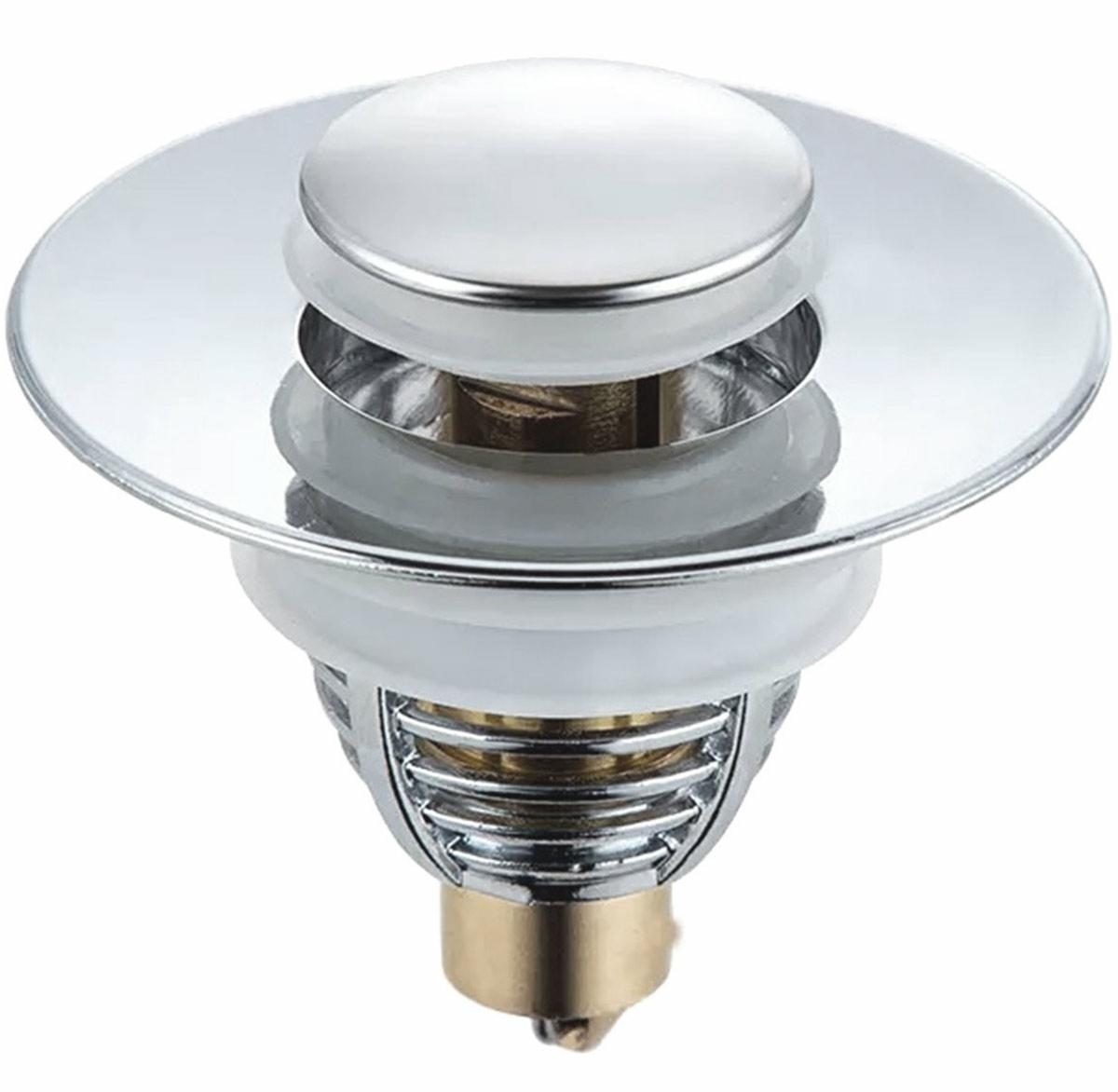 AG868_ag868_11.jpg AVX-AG868 Dop scurgere chiuveta, universal, deschidere cu click, material oțel, diametru exterior 62 mm, culoare Argintiu