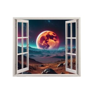 AVX-AW33 Folie imprimata color pentru decor perete locuinta, dimensiune 125 x 110cm, model: VIEW TO HAVEN 33