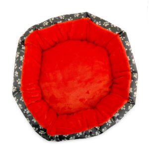 AVX-F360192 Culcus moale cu perna, pentru caine/pisica, culoare roz, impermeabil, baza antiderapanta, 50 cm