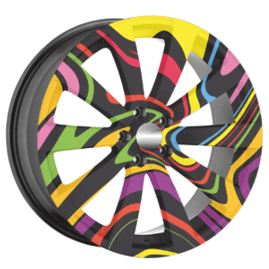 Set 4 Folii Imprimate Outdoor cu EcoSolvent, autoadezive, pentru decorarea jantelor auto, dimetru 60 cm, model FJT-15 AVX-FJT-15 Set 4 Folii Imprimate Outdoor cu EcoSolvent, autoadezive, pentru decorarea jantelor auto, dimetru 60 cm, model FJT-15