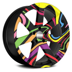 Set 4 Folii Imprimate Outdoor cu EcoSolvent, autoadezive, pentru decorarea jantelor auto, dimetru 60 cm, model FJT-15 AVX-FJT-15 Set 4 Folii Imprimate Outdoor cu EcoSolvent, autoadezive, pentru decorarea jantelor auto, dimetru 60 cm, model FJT-15