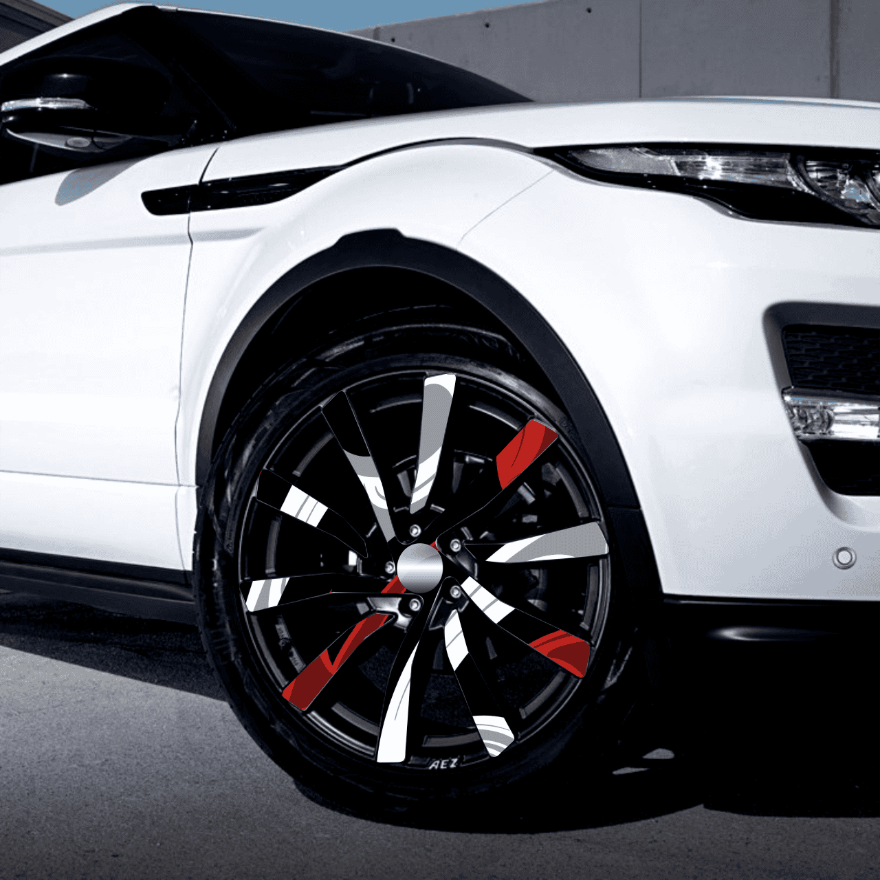 FOLII-JANTE-17-1.png AVX-FJT-17 Set 4 Folii Imprimate Outdoor cu EcoSolvent, autoadezive, pentru decorarea jantelor auto, dimetru 60 cm, model FJT-17