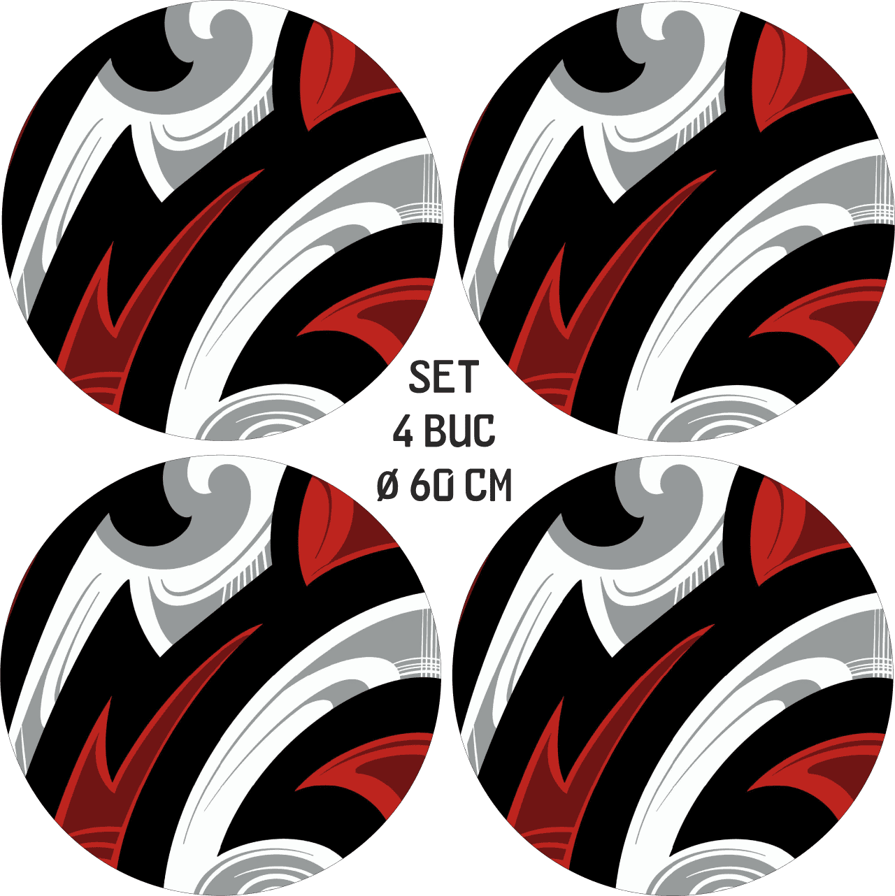 FOLII-JANTE-17C-1.png AVX-FJT-17 Set 4 Folii Imprimate Outdoor cu EcoSolvent, autoadezive, pentru decorarea jantelor auto, dimetru 60 cm, model FJT-17