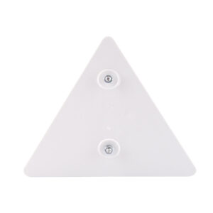 AVX-AME1405 Set 2 triunghiuri de avertizare reflectorizante pentru remorci, culoare rosie, dimensiune 15 x 15 cm