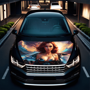 AVX-CAPOTA-012L Folie Capota Auto "Hood Art" rezistenta la exterior, marime L (180 x 130cm) - Cod: AVX-CAPOTA-012L