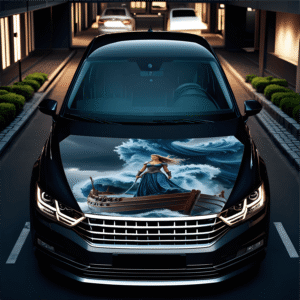 AVX-CAPOTA-013L Folie Capota Auto "Hood Art" rezistenta la exterior, marime L (180 x 130cm) - Cod: AVX-CAPOTA-013L