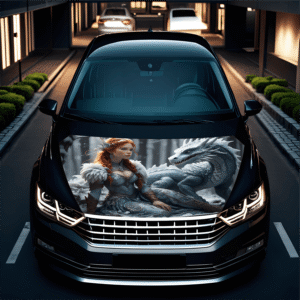 AVX-CAPOTA-014L Folie Capota Auto "Hood Art" rezistenta la exterior, marime L (180 x 130cm) - Cod: AVX-CAPOTA-014L