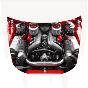 AVX-CAPOTA-020M Folie Capota Auto "Hood Art" rezistenta la exterior, marime M (165 x 120cm) - Cod: AVX-CAPOTA-020M