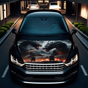 AVX-CAPOTA-022M Folie Capota Auto "Hood Art" rezistenta la exterior, marime M (165 x 120cm) - Cod: AVX-CAPOTA-022M