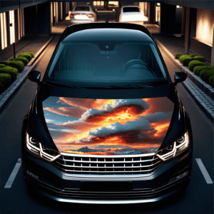 AVX-CAPOTA-024L Folie Capota Auto "Hood Art" rezistenta la exterior, marime L (180 x 130cm) - Cod: AVX-CAPOTA-024L