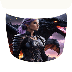 AVX-CAPOTA-002M Folie Capota Auto "Hood Art" rezistenta la exterior, marime M (165 x 120cm) - Cod: AVX-CAPOTA-002M