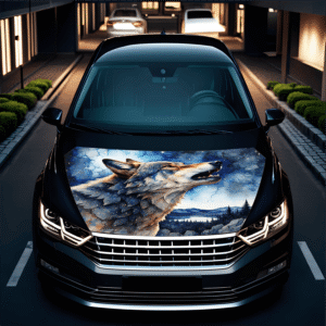 AVX-CAPOTA-030S Folie Capota Auto "Hood Art" rezistenta la exterior, marime S (150 x 110cm) - Cod: AVX-CAPOTA-030S