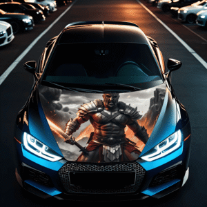 Folie Capota Auto "Hood Art" rezistenta la exterior, marime M (165 x 120cm) - Cod: AVX-CAPOTA-007M