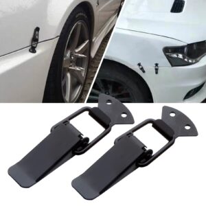 AVX-T270220-15 Set clipsuri pentru capota, 57 mm, culoare neagra