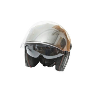 AVX-T020925-6 Casca moto tip jet neagra cu viziera transparenta si ochelari de soare marimea XL, model Urban