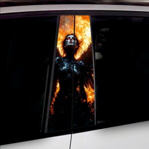 Set 2 stickere decorative pentru stalpii usilor, print autoadeziv de inalta rezolutie, dimensine 2 buc x 50 x 22 cm , cod: AVX-SSU-02